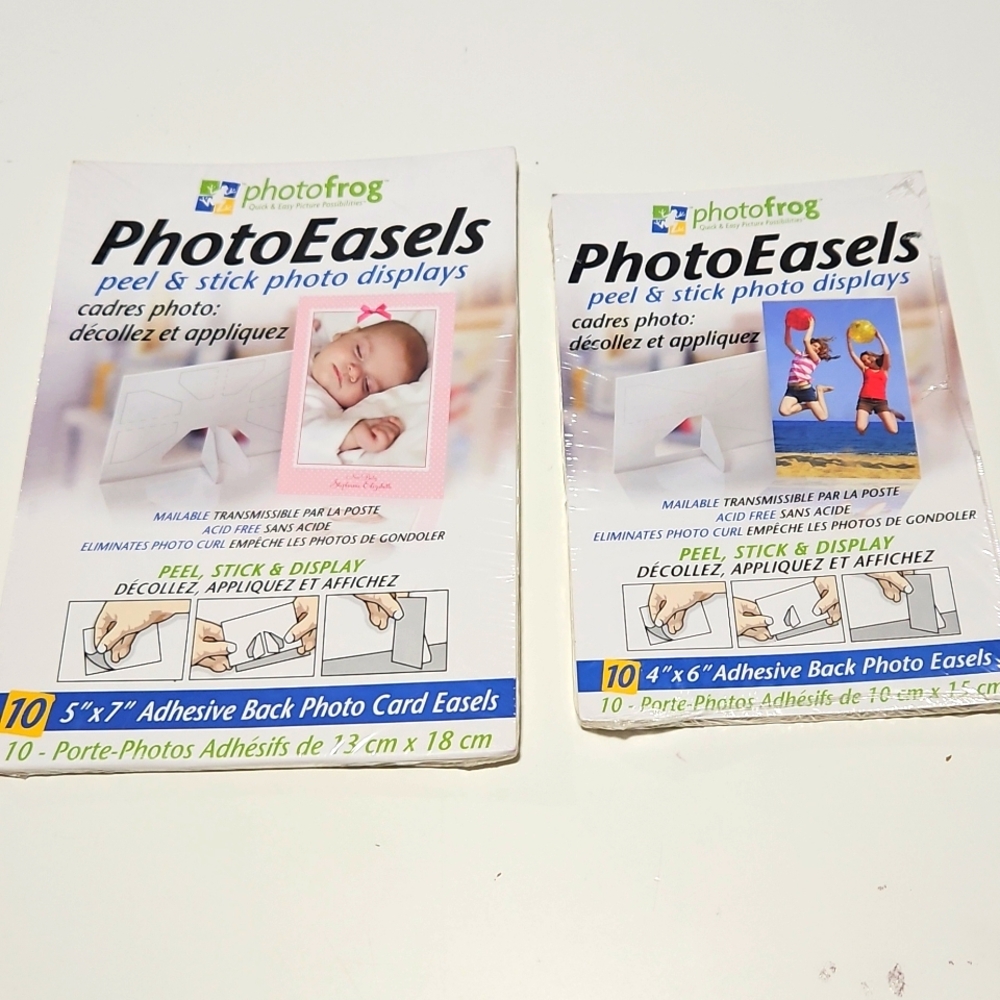 Photo Easles Peel & Stick Photo Displays